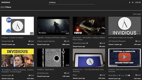 individuos youtube|invidious alternative to youtube.